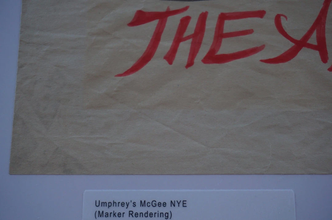 Umphrey's McGee - 2006 Jim Pollock Poster Original Marker Taj Gig Posters 7 Umphrey's McGee - 2006 Jim Pollock Poster Original Marker Taj Gig Posters