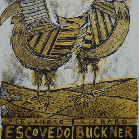 Escovedo Buckner - 2009 Dan Grzeca Poster Chicago, IL Schubas 3 Escovedo Buckner - 2009 Dan Grzeca Poster Chicago, IL Schubas