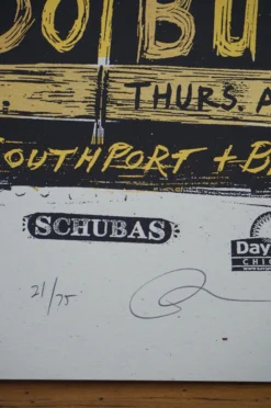 Escovedo Buckner - 2009 Dan Grzeca Poster Chicago, IL Schubas 14 Escovedo Buckner - 2009 Dan Grzeca Poster Chicago, IL Schubas