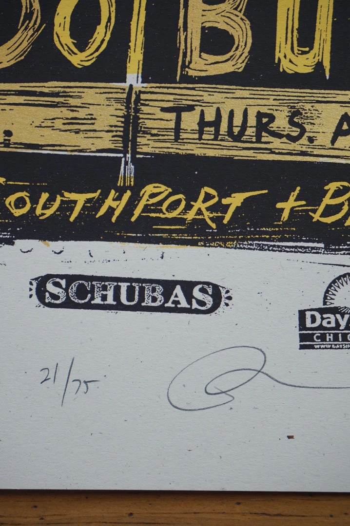 Escovedo Buckner - 2009 Dan Grzeca Poster Chicago, IL Schubas 8 Escovedo Buckner - 2009 Dan Grzeca Poster Chicago, IL Schubas