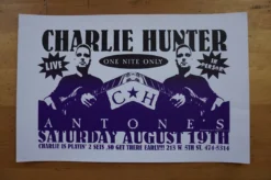 Sold Out Posters Charlie Hunter - 2011 Bishop Poster Austin, Texas Antone's Gig Posters 10 Sold Out Posters Charlie Hunter - 2011 Bishop Poster Austin, Texas Antone's Gig Posters