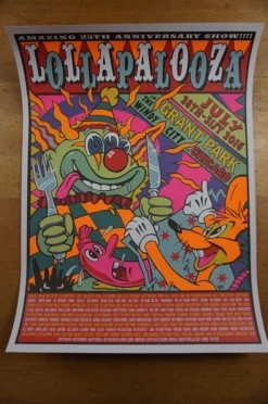 Lollapalooza - 2016 Frank Kozik Poster Chicago, IL Grant Park