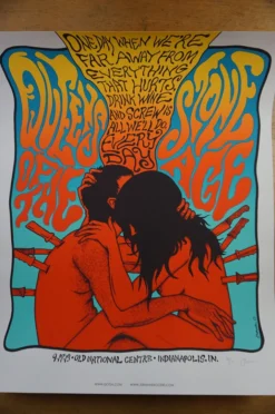 Queens Of The Stone Age - 2013 Jermaine Rogers Poster Indianapolis REGULAR ED