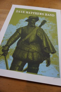 Dave Matthews Band - 2008 Methane Poster Raleigh Walnut Creek AP Gig Posters