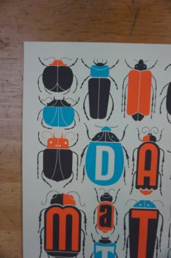 Dave Matthews Band - 2013 Methane Poster Saratoga Springs Bugs Gig Posters