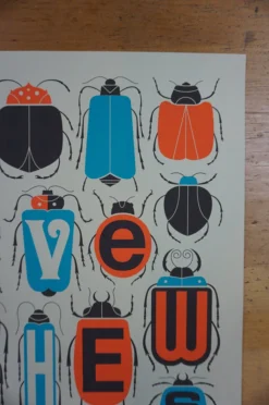 Dave Matthews Band - 2013 Methane Poster Saratoga Springs Bugs Gig Posters