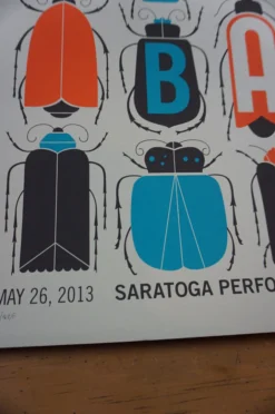 Dave Matthews Band - 2013 Methane Poster Saratoga Springs Bugs Gig Posters