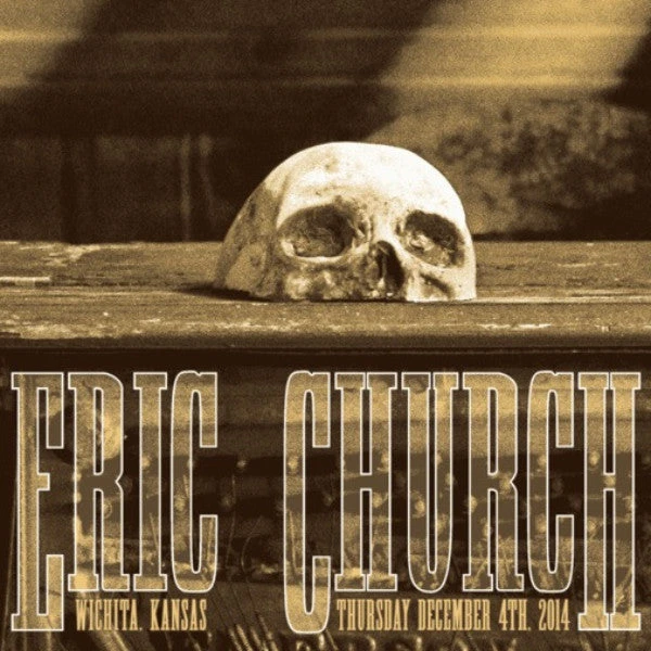 Eric Church - 2014 Crosshair Design Poster Wichita, KS Gig Posters 3 Eric Church - 2014 Crosshair Design Poster Wichita, KS Gig Posters