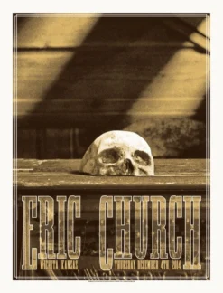 Eric Church - 2014 Crosshair Design Poster Wichita, KS Gig Posters 5 Eric Church - 2014 Crosshair Design Poster Wichita, KS Gig Posters