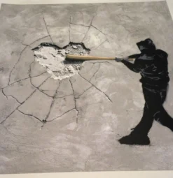 The Beating Heart 2014 Hijack Poster Street Art Print Graffiti MBW Mr. Brainwash Mr Brainwash