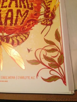 Pearl Jam - 2013 Munk One Poster Charlotte NC Time Warner Cable Arena Gig Posters