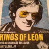 Kings Of Leon - 2014 Print Mafia Poster Gary Clark Jr Nashville, TN S/N