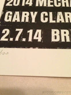 Kings Of Leon - 2014 Print Mafia Poster Gary Clark Jr Nashville, TN S/N 11 Kings Of Leon - 2014 Print Mafia Poster Gary Clark Jr Nashville, TN S/N