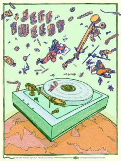 Gig Posters Jeff Tweedy - 2019 Fugscreens Studios Poster Champaign, IL Virginia Theatre