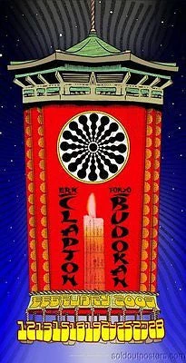 Eric Clapton - 2009 Ron Donovan/Chuck Sperry Poster Firehouse Budokan Gig Posters