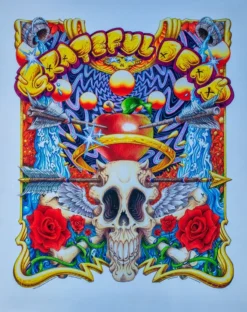 St Stephen - 2020 AJ Masthay Poster Grateful Dead Foil Edition