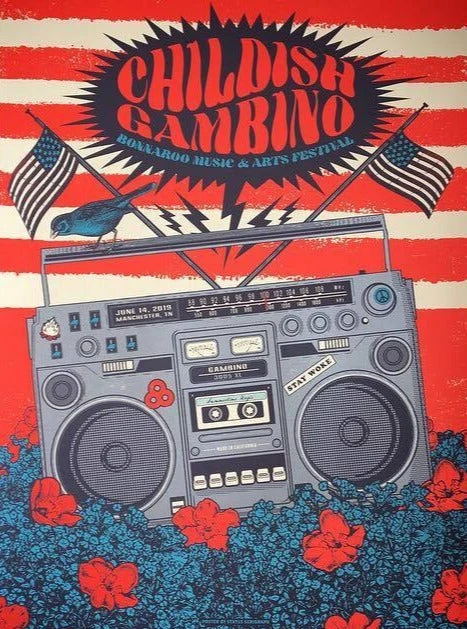 Bonnaroo - 2014 Status Serigraph Poster Print Elton John Kanye West Jack White 4 Bonnaroo - 2014 Status Serigraph Poster Print Elton John Kanye West Jack White