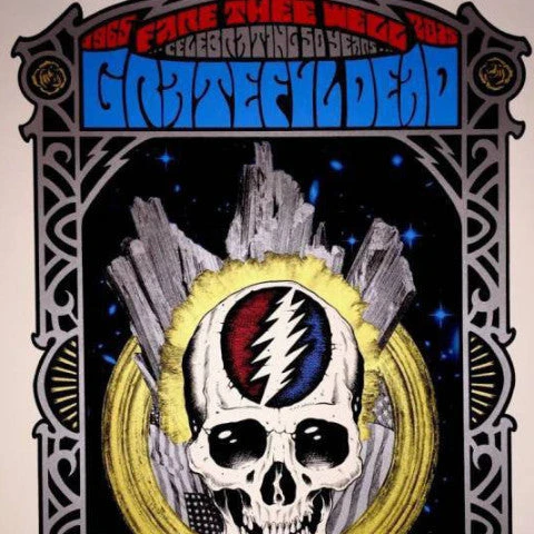 Grateful Dead - 2015 Alan Forbes Poster Chicago, IL Steal Your Face 3 Grateful Dead - 2015 Alan Forbes Poster Chicago, IL Steal Your Face