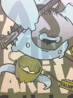 PRF BBQ Rocketfest - 2010 Jay Ryan Poster Chicago, IL T.h.ink Art Gallery