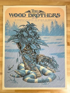 The Wood Brothers - 2017 Neal Williams Poster February Tour Gig Posters