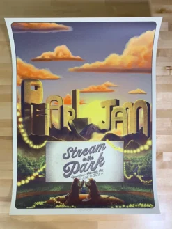 Railey Bace Prints Gig Posters Pearl Jam - 2021 Bailey Race Poster Missoula, MT
