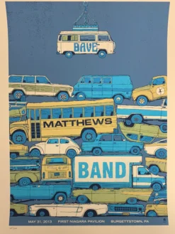 Gig Posters Dave Matthews Band - 2013 Methane Poster Burgettstown, PA