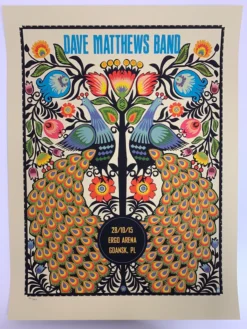 Dave Matthews Band - 2015 Methane Poster Gdansk, Poland Ergo Arena Gig Posters