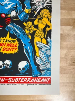 Foo Fighters - 2015 Chris Hopewell Poster Slane, Ireland