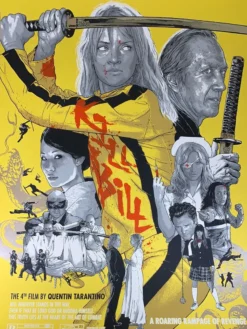 A Roaring Rampage Of Revenge! - 2021 Joshua Budich Poster Kill Bill Movie/TV Posters
