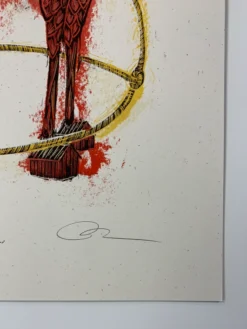 Art Prints Tiny Cowboy - 2009 Dan Grzeca Poster Art Print PINK 21/200