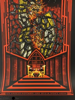 Gig Posters Pearl Jam - 2013 Brad Klausen Artillery Design Poster Print Los Angeles S/N