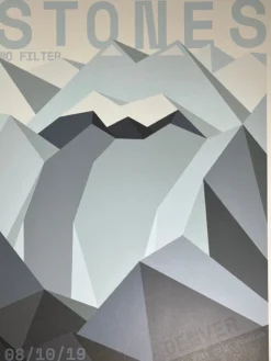 Sold Out Posters Colorado Rolling Stones - 2019 Poster No Filter Tour Mile High Stadium Denver, CO