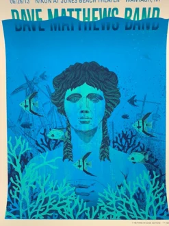 Dave Matthews Band - 2013 Methane Poster Wantagh, NY Jones Beach Gig Posters