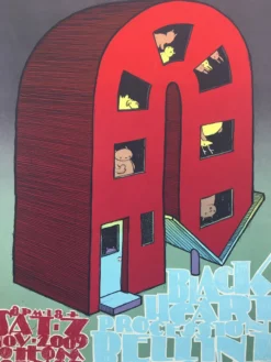 The Black Heart Procession - 2009 Jay Ryan Poster Chicago, IL Bottom Lounge