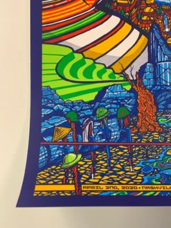 Pearl Jam - 2020 Brad Klausen Poster Nashville, TN S/N Ed Bridgestone Arena Gig Posters 13 Pearl Jam - 2020 Brad Klausen Poster Nashville, TN S/N Ed Bridgestone Arena Gig Posters