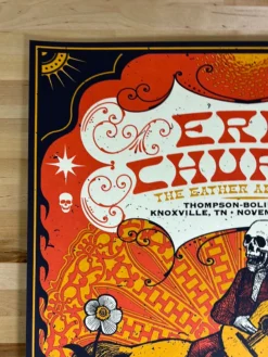 Gig Posters Eric Church - 2021 Status Serigraph Poster Knoxville, TN 10 Gig Posters Eric Church - 2021 Status Serigraph Poster Knoxville, TN