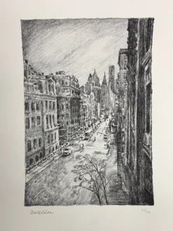 Art Prints Centre St. - 2021 David Welker Poster, Art Print