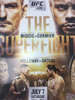 Sold Out Posters UFC 226 - 2018 Poster Miocic Vs Cormier, Holloway Vs Ortega