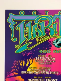 Gig Posters MHP 52 Maritime Hall - 1998 Lamb Poster October San Fran 1st