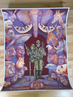 Pearl Jam - 2020 EMEK Streaming Poster Philadelphia, PA Wells Fargo Center