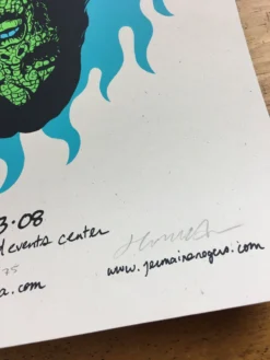 Queens Of The Stone Age - 2008 Justin Hampton Jermaine Rogers Poster Halifax, NS