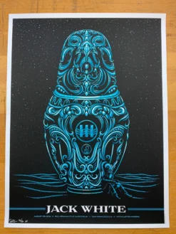 Jack White - 2014 Todd Slater Poster San Francisco 8/23 S/N