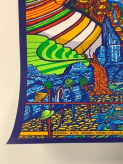 Gig Posters Pearl Jam - 2020 Brad Klausen Poster Nashville, TN 1st Ed Bridgestone Arena