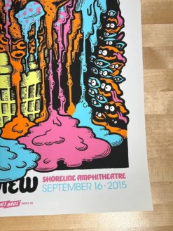 Foo Fighters - 2015 Ames Brothers Bros. Poster Mountain View, CA