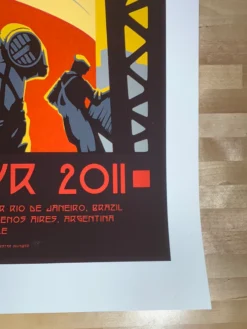 Eric Clapton - 2011 Ron Donovan Firehouse Poster World Tour (#3)