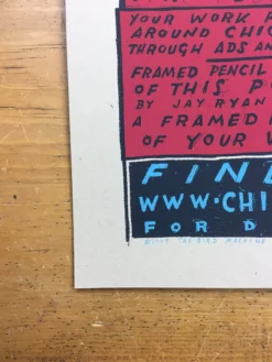 ChiPubLib.org - 2009 Jay Ryan Art Print Chicago, IL
