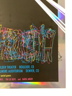 Yonder Mountain String Band - 2009 Art-i-fact Poster, CO Fillmore