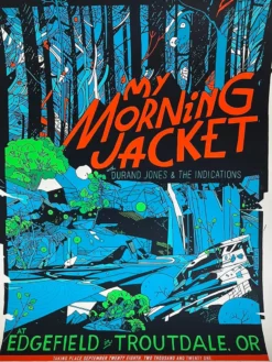 My Morning Jacket - 2021 Tyler Stout Poster Troutdale, OR
