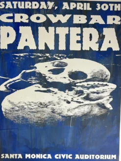 Sold Out Posters Pantera - 1994 Poster Santa Monica, CA Civic Auditorium 4/30 Gig Posters