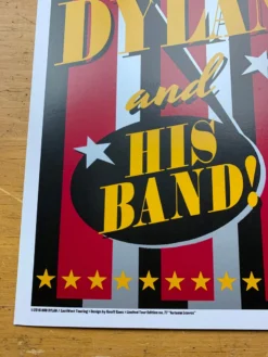 Bob Dylan - 2016 Geoff Gans Poster Phoenix, AZ Comerica Theatre Gig Posters